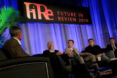 Max Howard at the Fire Panel